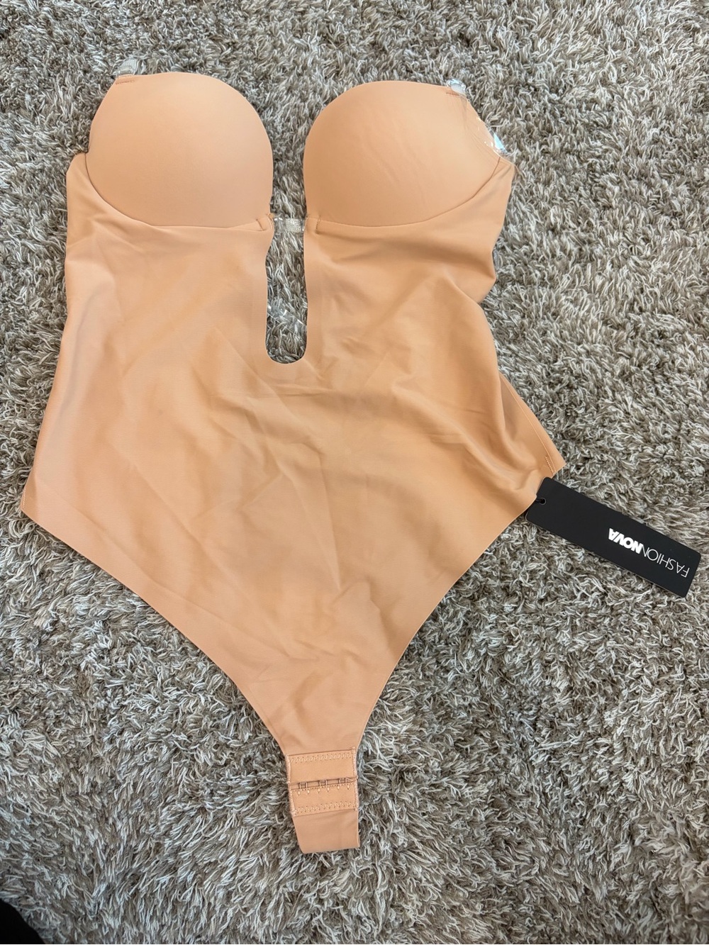 One-Piece Shapewear Bodysuit - Nude
